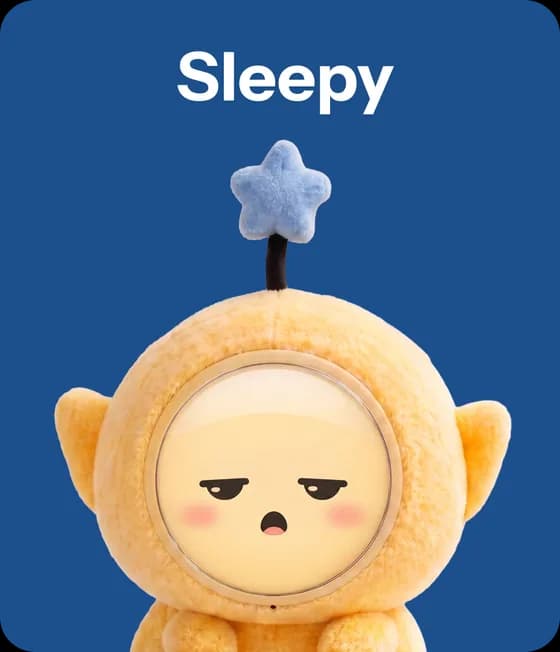 Sleepy expression